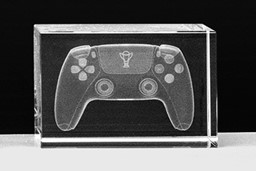 Zeige Details für E-Sports-Controller Gaming in 3D-Gla Bild von E-Sports-Controller Gaming in 3D-Gla